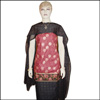 Contrast Brown with Black Color Dress Material - N04 - Click here to View more details about this Product